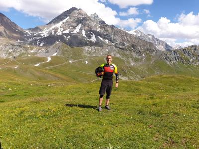 Au sommet du Col de Lachal (Les Arcs)