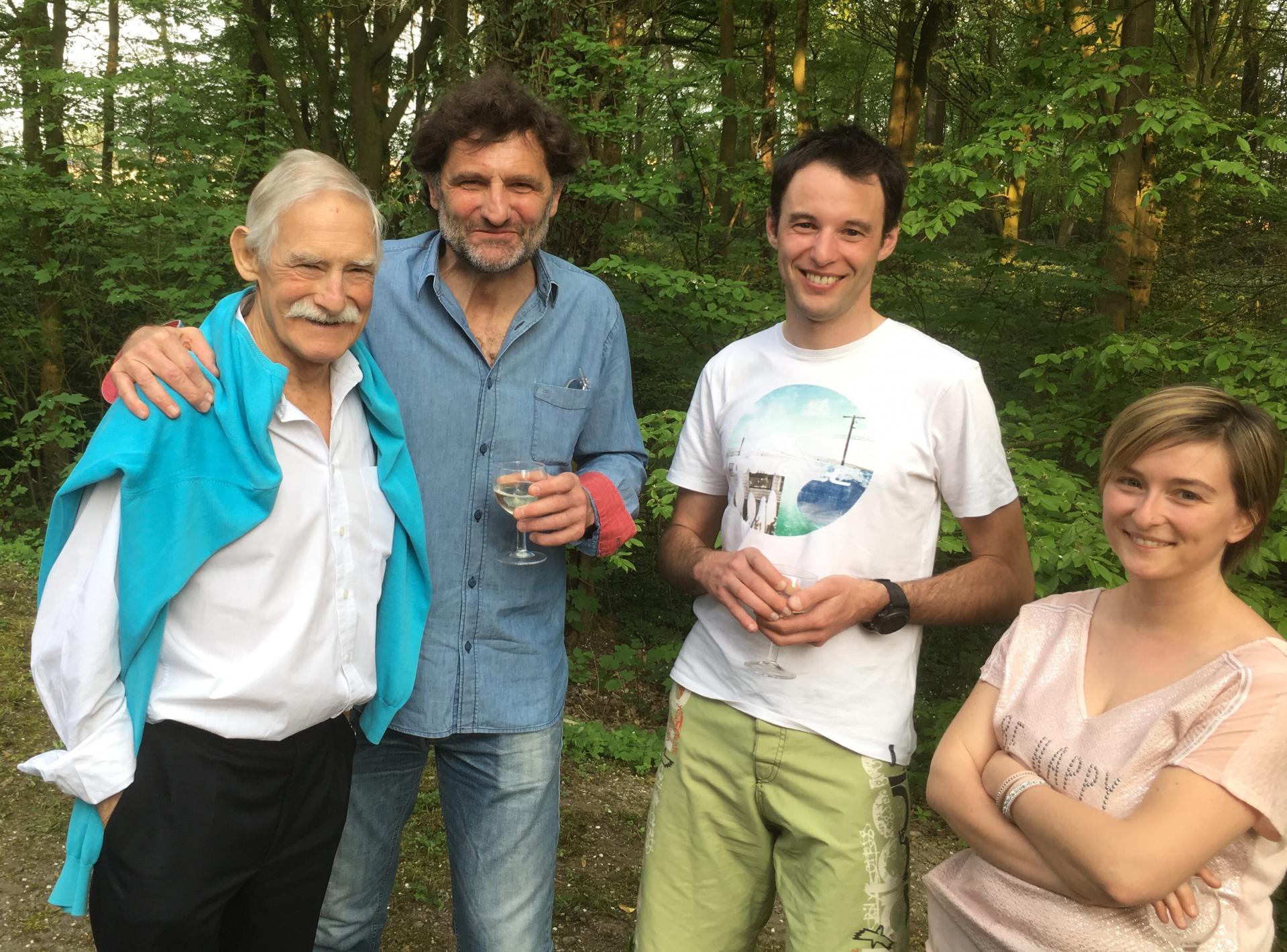 Trois générations réunies : Michel Fiévet, Jean-Pierre Deprez et Gilles Devillers, (...)