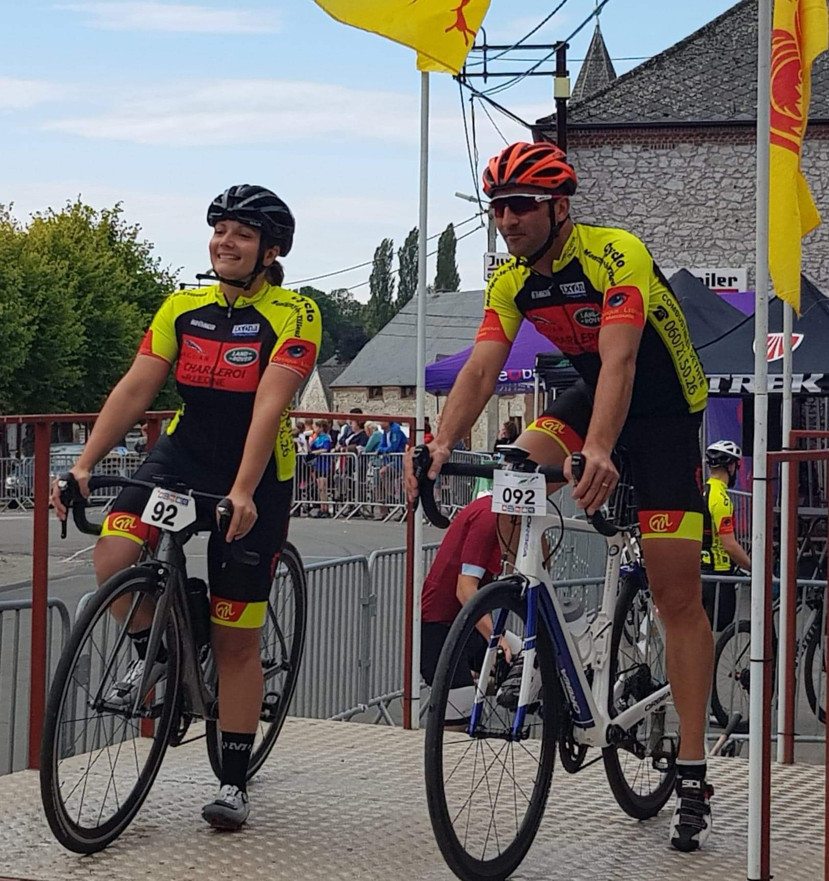 Patrick Trévisan et Guisy Santamaria à Clermont