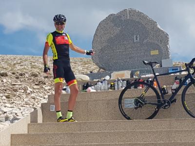 Au Mont Ventoux - Mémorial Tom Simpson (France)